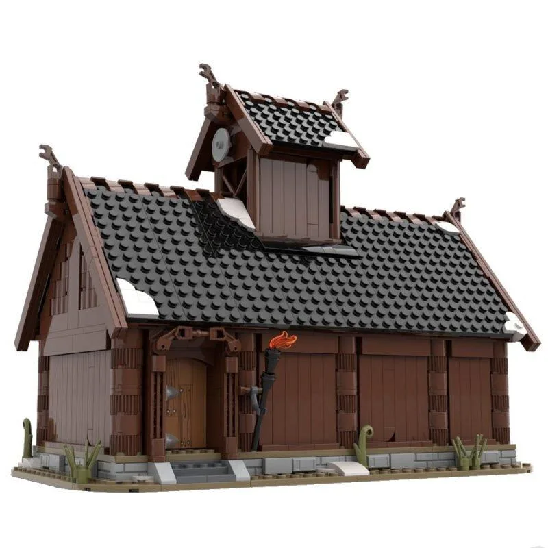ZITIANYOUBUILD ZITIANYOUBUILD MOC-104429 The Viking God House 1012 Parts Educational Toy — product photo