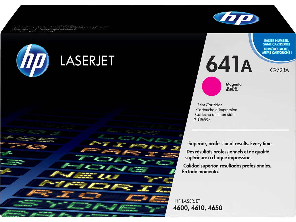 HP HP C9723A 641A Magenta Toner Cartridge 8000 Pages — product photo