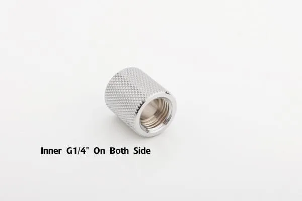 Bitspower Bitspower BP-WTP-C72 G1/4" Female-Female Extender 20mm Silver Shining — product photo