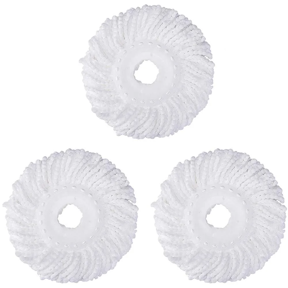 3M Hand Rivet Nut Setter Kit 3 Pack Mop Head Replacement Microfiber Spin Mop Refills White 6.3" 125g 360° — product photo