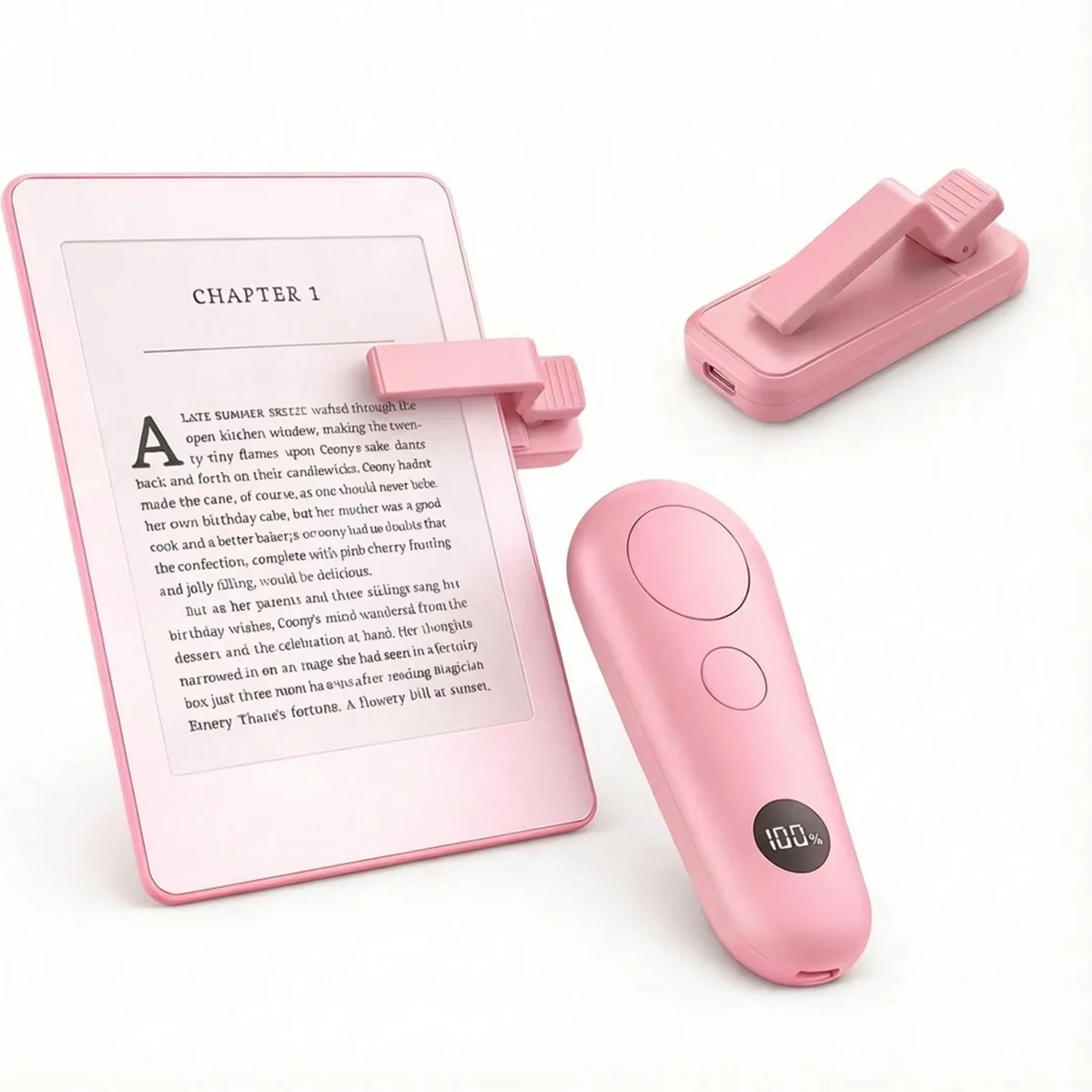  Censisiy RF Page Turner with LCD Power Display, Pink — product photo
