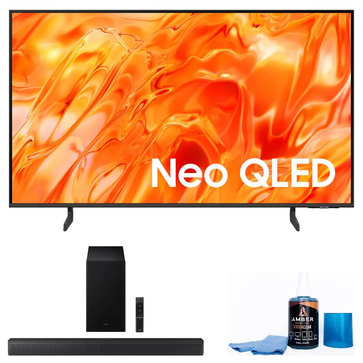 SAMSUNG SAMSUNG QN50QN70HA 50" NeoQLED TV with HW-B630F Soundbar — product photo