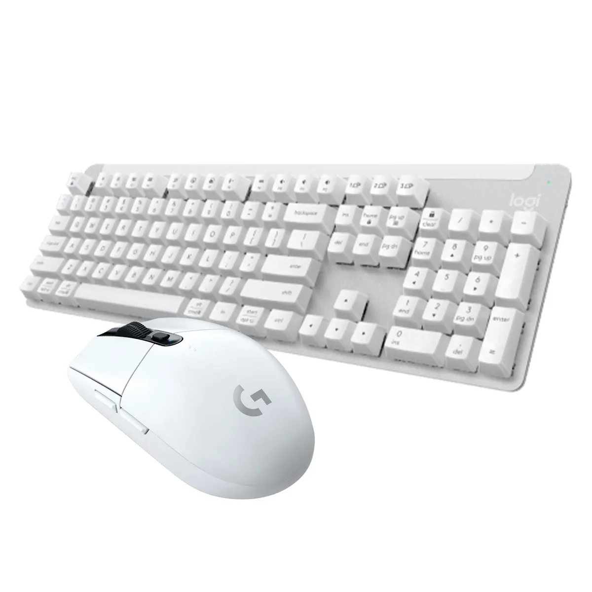 Logitech Logitech K865 Wireless Keyboard & Mouse Combo White — product photo