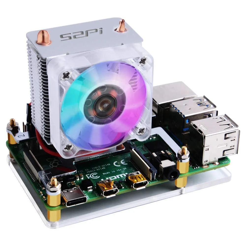 WaveShare WaveShare ICE Tower Cooler for Raspberry Pi 4 & 3B+ & 3B — product photo