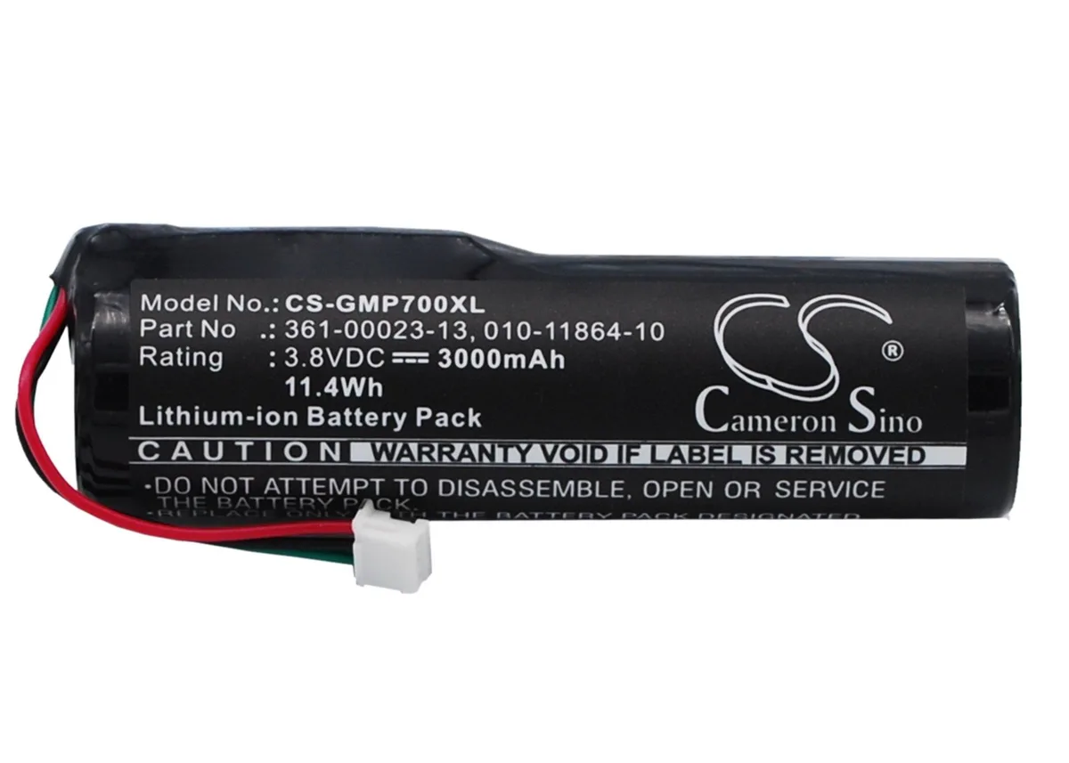  Cameron Sino 3000mAh 3.8V NiZn battery for Garmin Pro 550, Pro 70, Tri-Tronics Pro 550, Pro 70 — product photo