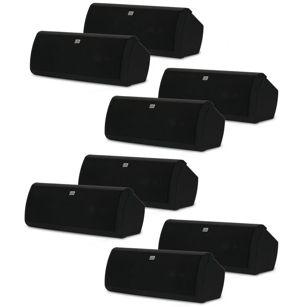 Acoustic Audio Acoustic Audio AA40CB 3-Way 4000 W Black Bookshelf 4 Pair Pack — product photo