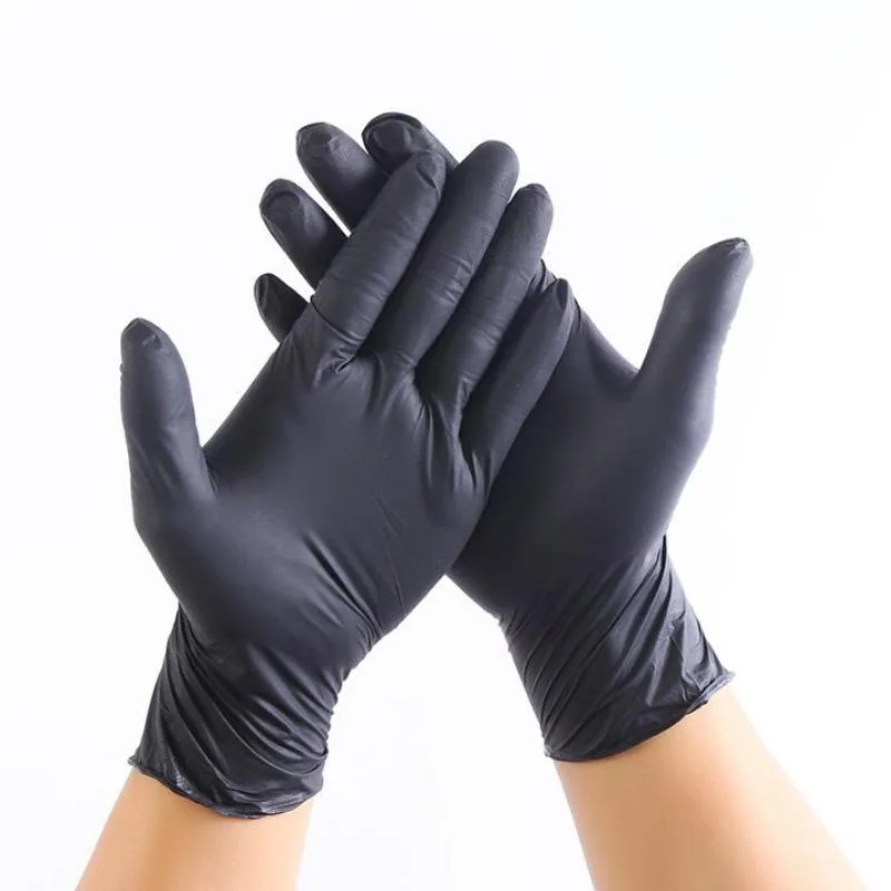 Intco Medical Technologies Intco Medical Technologies Black Nitrile Gloves 4.5g 1000 per case — product photo