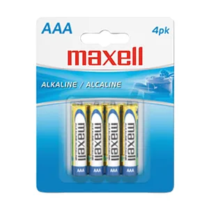 maxell maxell 723865 AAA Alkaline Batteries 4-pack 1.5V — product photo