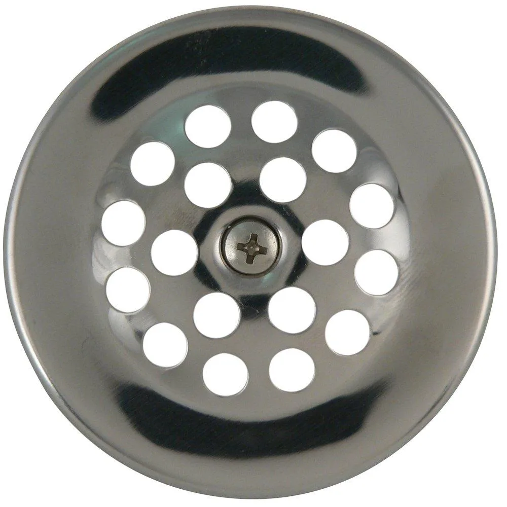  Keeney Bathtub Dome Grid Strainer with Screw 3" Polished Chrome — product photo