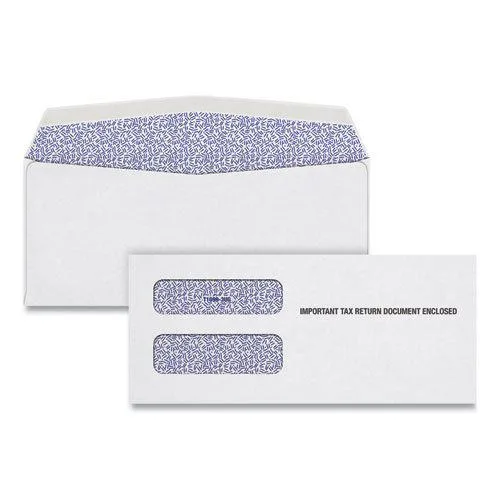 TOPS TOPS 22223 1099 Double Window Envelope 3.75 x 8.75 24/Pack mailing supply — product photo