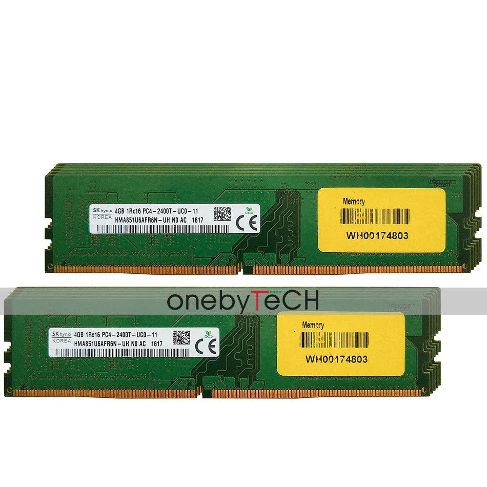 SK hynix SK hynix 32GB (8x4GB) DDR4 2400 CL17 UDIMM desktop RAM — product photo