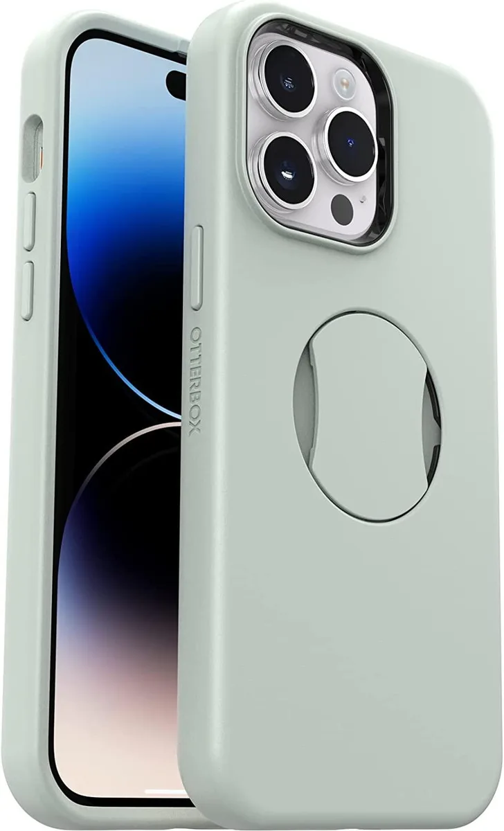 OtterBox OtterBox OtterGrip Symmetry Series iPhone 14 Pro Max Case Chill Out Green — product photo