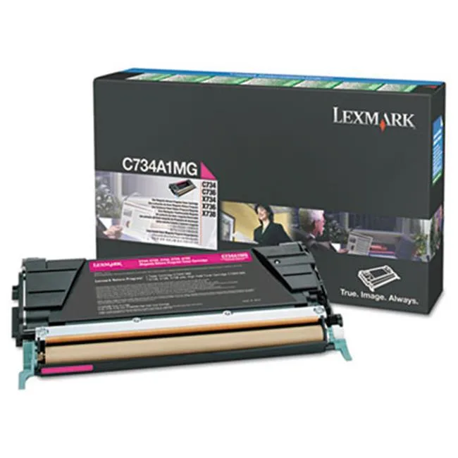 Lexmark Lexmark C748H1MG Magenta Toner Cartridge 10000 Pages — product photo