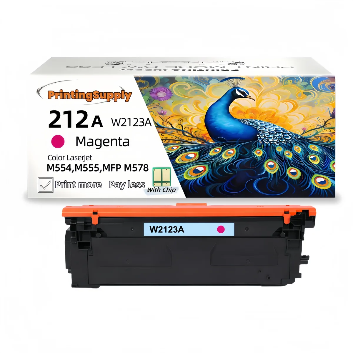 Aster Graphics Inc Aster Graphics Inc 212A W2123A Magenta Compatible Toner Cartridge — product photo