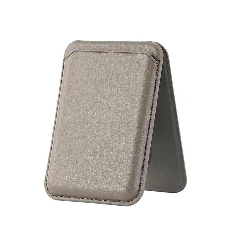  HUEYTON Magnetic Card Holder Stand iPhone 12-17 Gray 25 Cards 360° Stand — product photo