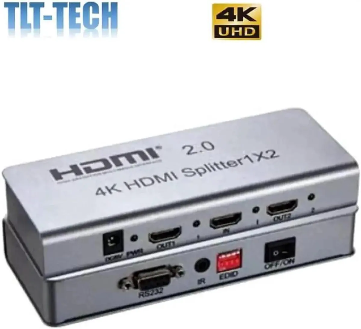 SMUGDESK SMUGDESK 1x2 HDMI 2.0 Splitter 4K 60Hz HDR HDCP 2.2 1080P 3D DTS — product photo