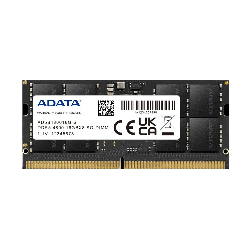 ADATA ADATA AD5S480016G-S 16GB DDR5 4800 laptop RAM — product photo