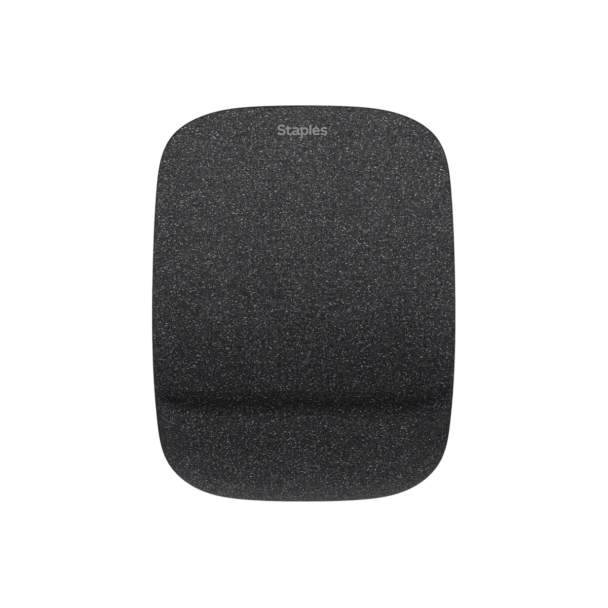  Staples TECH ST61825 Gel Mouse Pad with Wrist Rest Black 9.2 x 7 in — product photo
