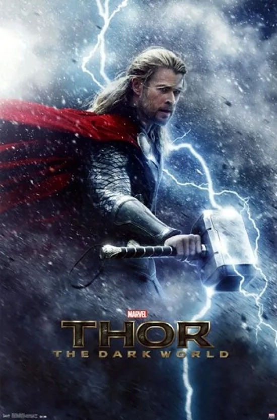 Thor 2 poster print 24 by 36 inches rolled in tube
