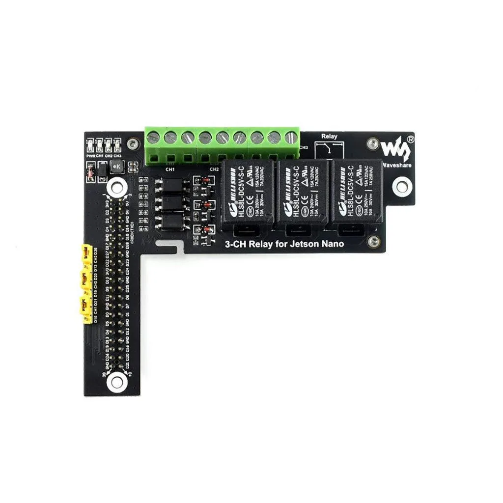 LORDWORLD LORDWORLD 3-Channel Relay Expansion Board for Jetson Nano — product photo