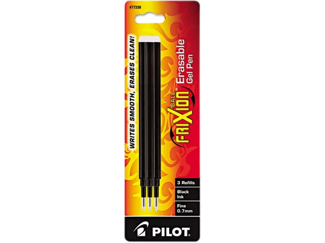 Pilot Pen Pilot Pen 77330 FriXion Gel Refill Black 0.7mm 3 Pack — product photo