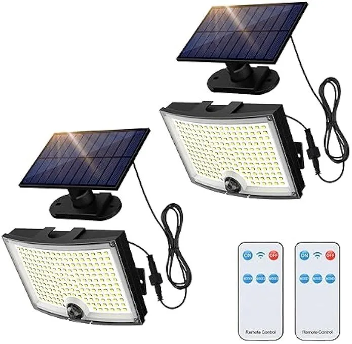 TAURKENAM TAURKENAM Solar Flood Light 202 LED 2800LM Power Adapter — product photo