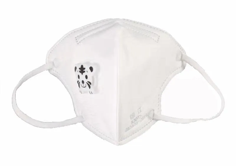 MINGYI MINGYI 500 Piece Kids KN95 Mask 5 Layers With Breathing Valve White — product photo
