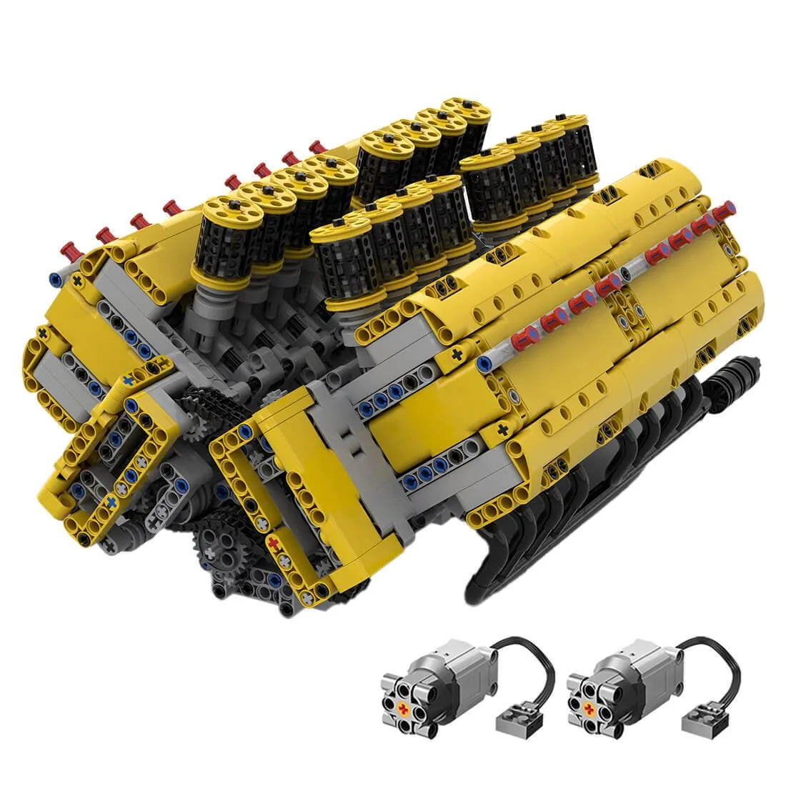 ZITIANYOUBUILD ZITIANYOUBUILD MOC-169906 V16 Engine 3247 Parts — product photo