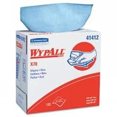 Kimberly-Clark Professional Kimberly-Clark Professional 41412 Wypall X70 Workhorse Rags Blue 10/100 cleaning — product photo