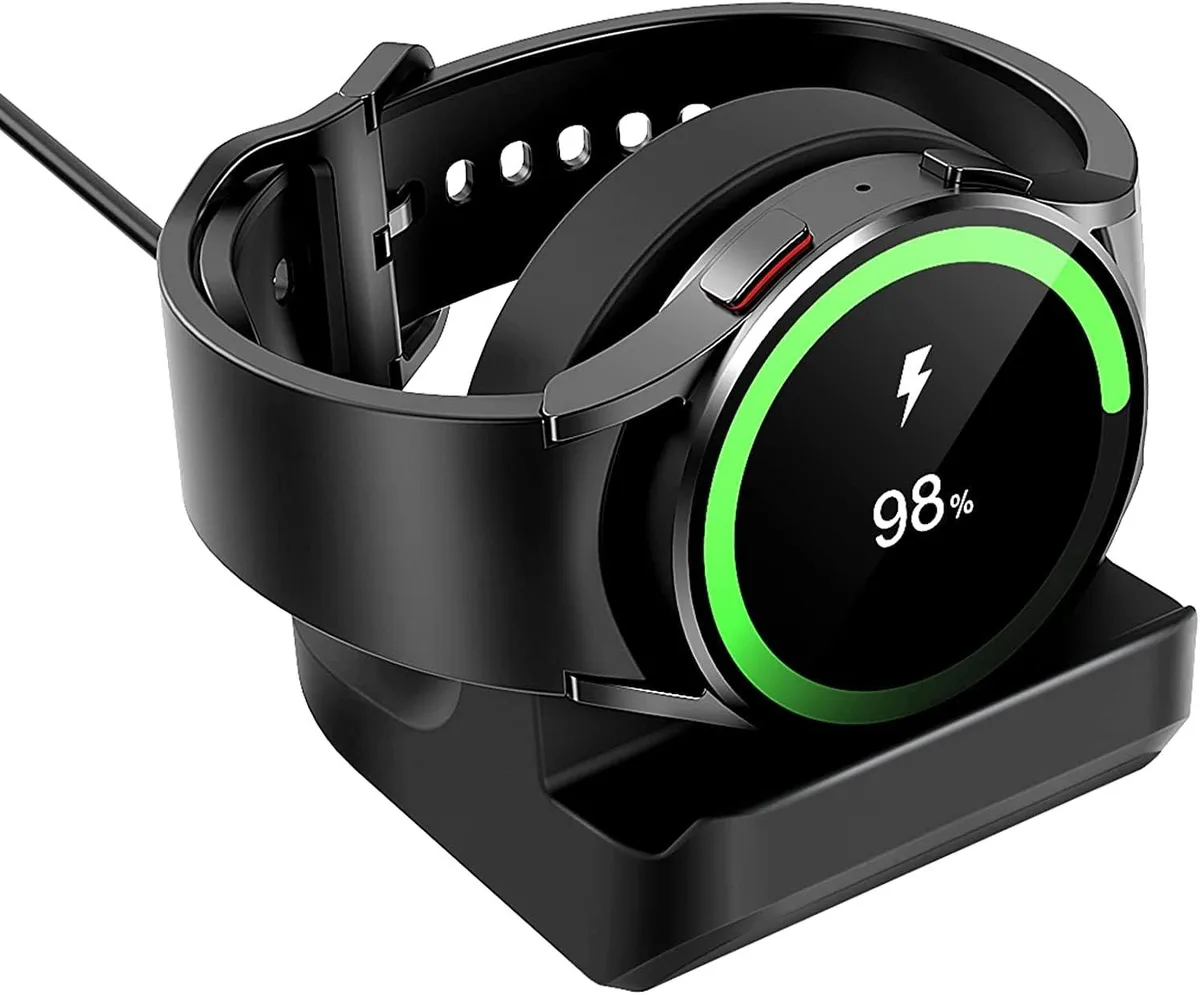 Emilydeals EM136 charging stand for Samsung Galaxy Watch 7/6/5/Ultra (Black) — product photo