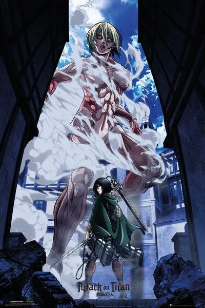 Attack On Titan Part 2 poster 22 x 34 inches on heavy stock paper