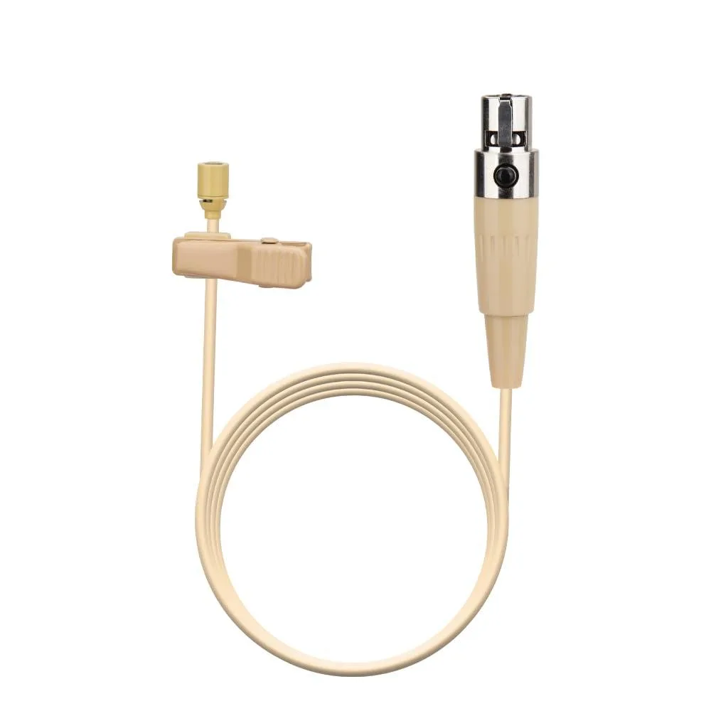  YXG LJ-801 Lavalier Microphone Beige TA4F 1.45m — product photo