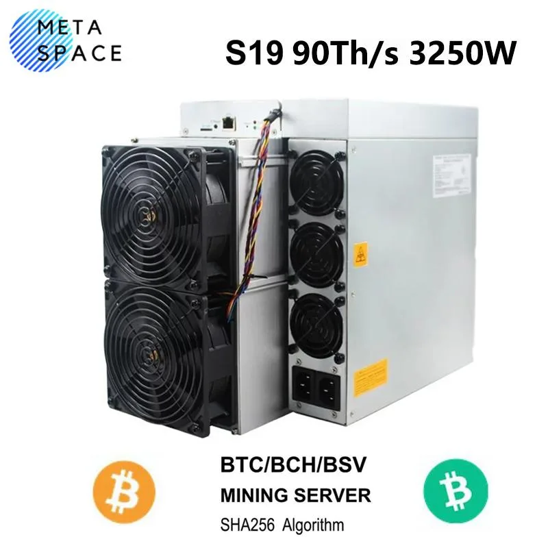 AFRNDK AFRNDK Antminer S19 90T 90TH/s 3250W SHA-256 mining hardware — product photo