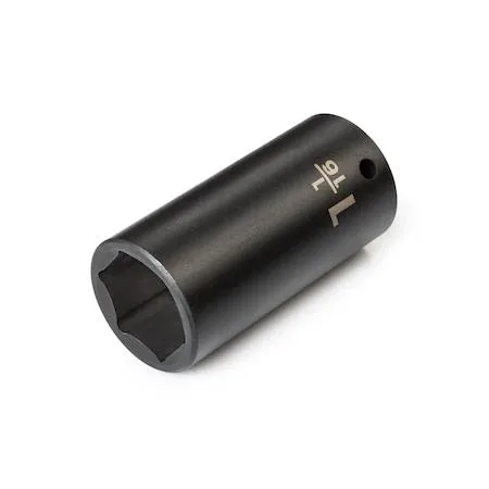 TEKTON 1/2 inch drive deep 6-point impact socket in black finish