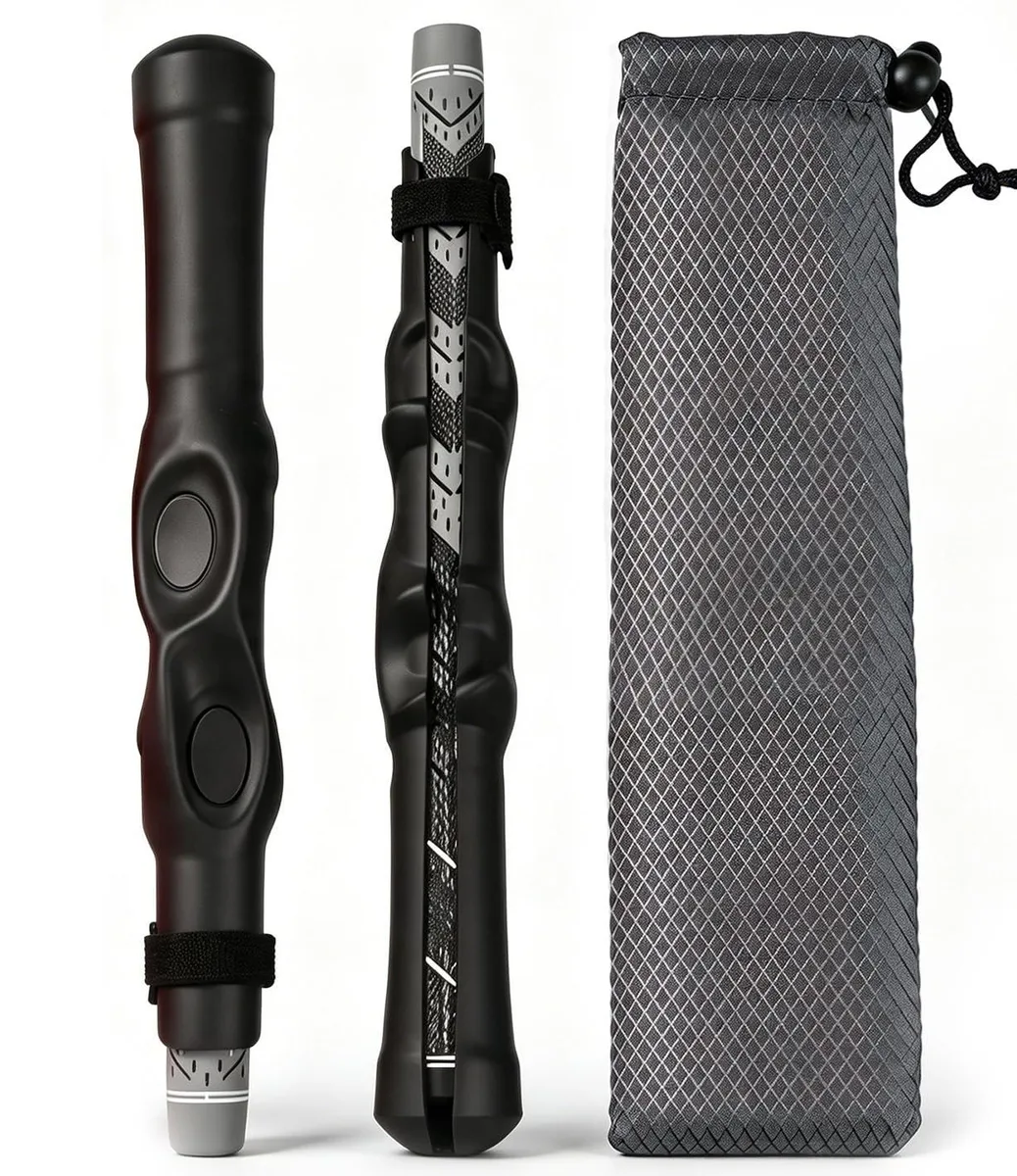 Rubber Golf Grip Trainer Black 9.96 in — product photo