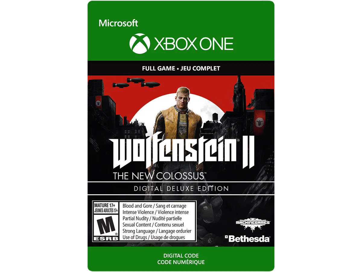 Bethesda Softworks Bethesda Softworks G3Q-00370 Wolfenstein II: The New Colossus Digital Deluxe downloadable game — product photo