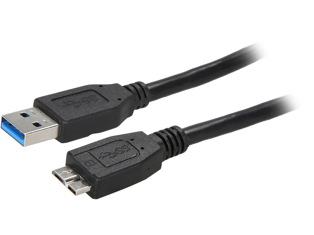 Tripp Lite Tripp Lite U326-001-BK USB 3.0 A to Micro-B Cable 1 ft — product photo