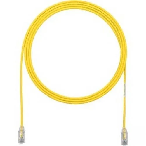 Panduit Panduit UTP28SP8INYL Cat 6 RJ45 network ethernet cable 8 in yellow — product photo