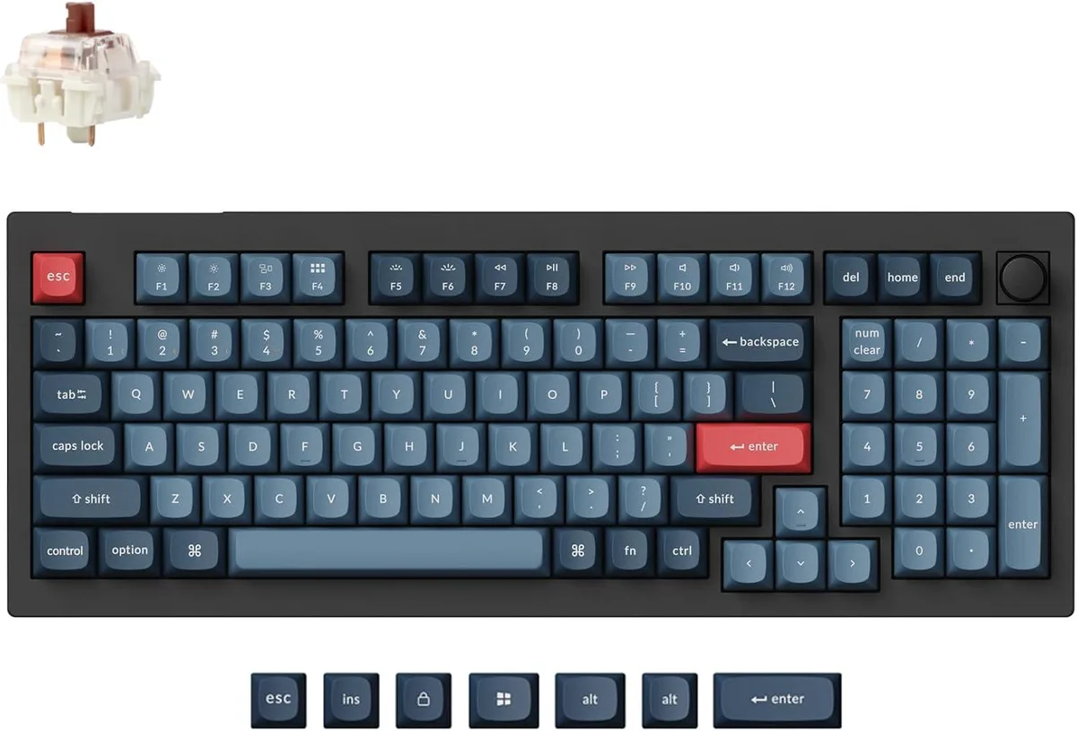 usbroway usbroway V5 Max 96% Gaming Keyboard Gateron Brown Switch — product photo