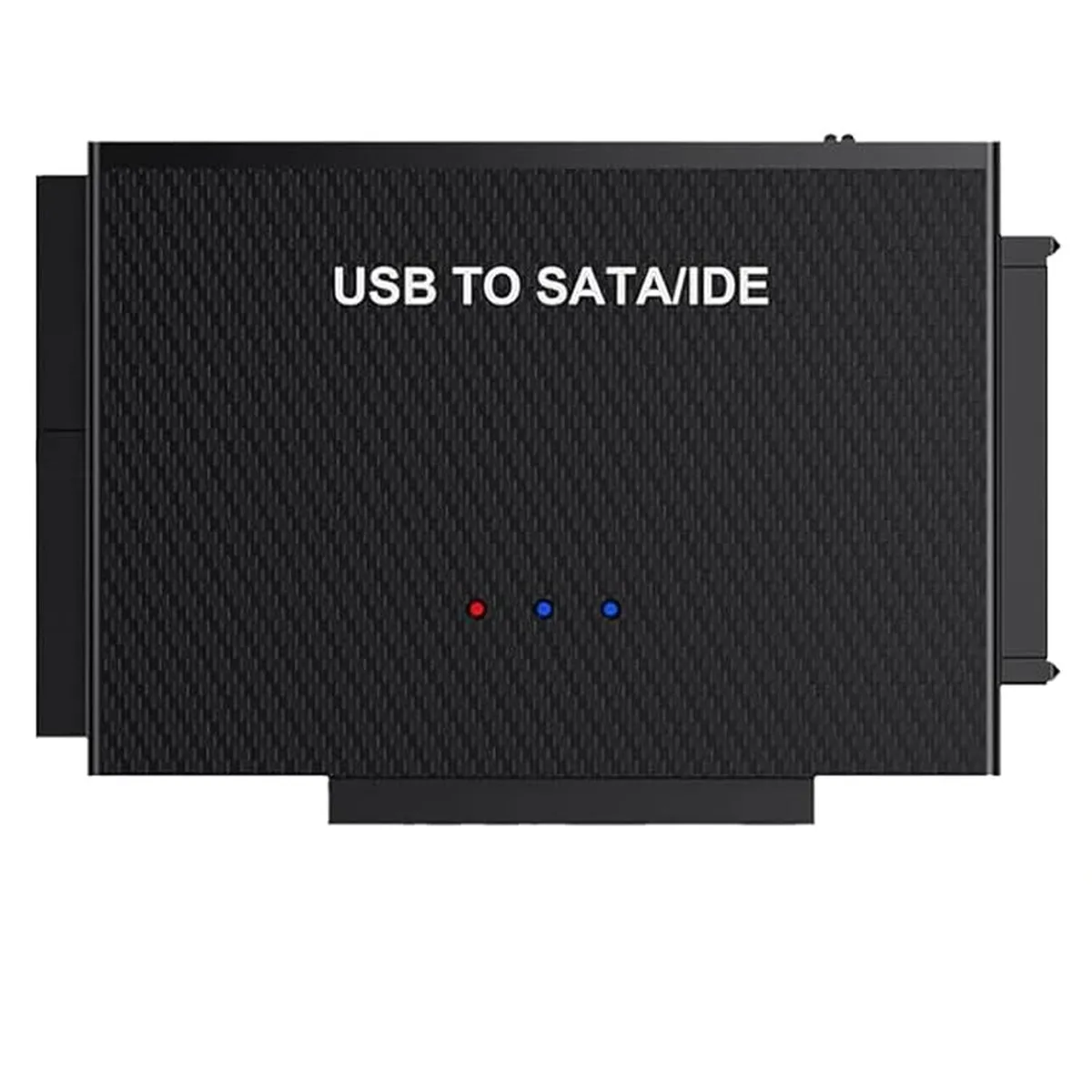 Jansicotek Jansicotek E19 USB 3.0 to SATA IDE USB C adapter with USB A port and 12V 2A power — product photo