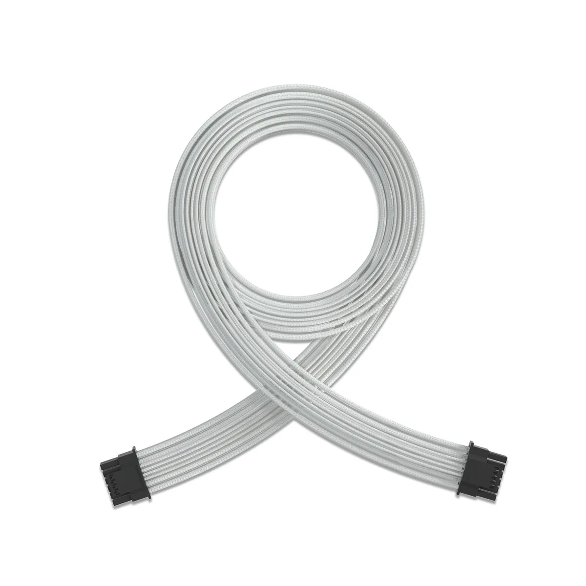 FormulaMod FormulaMod PCIe 5.0 12VHPWR 16pin Sleeved Modular Cable White — product photo