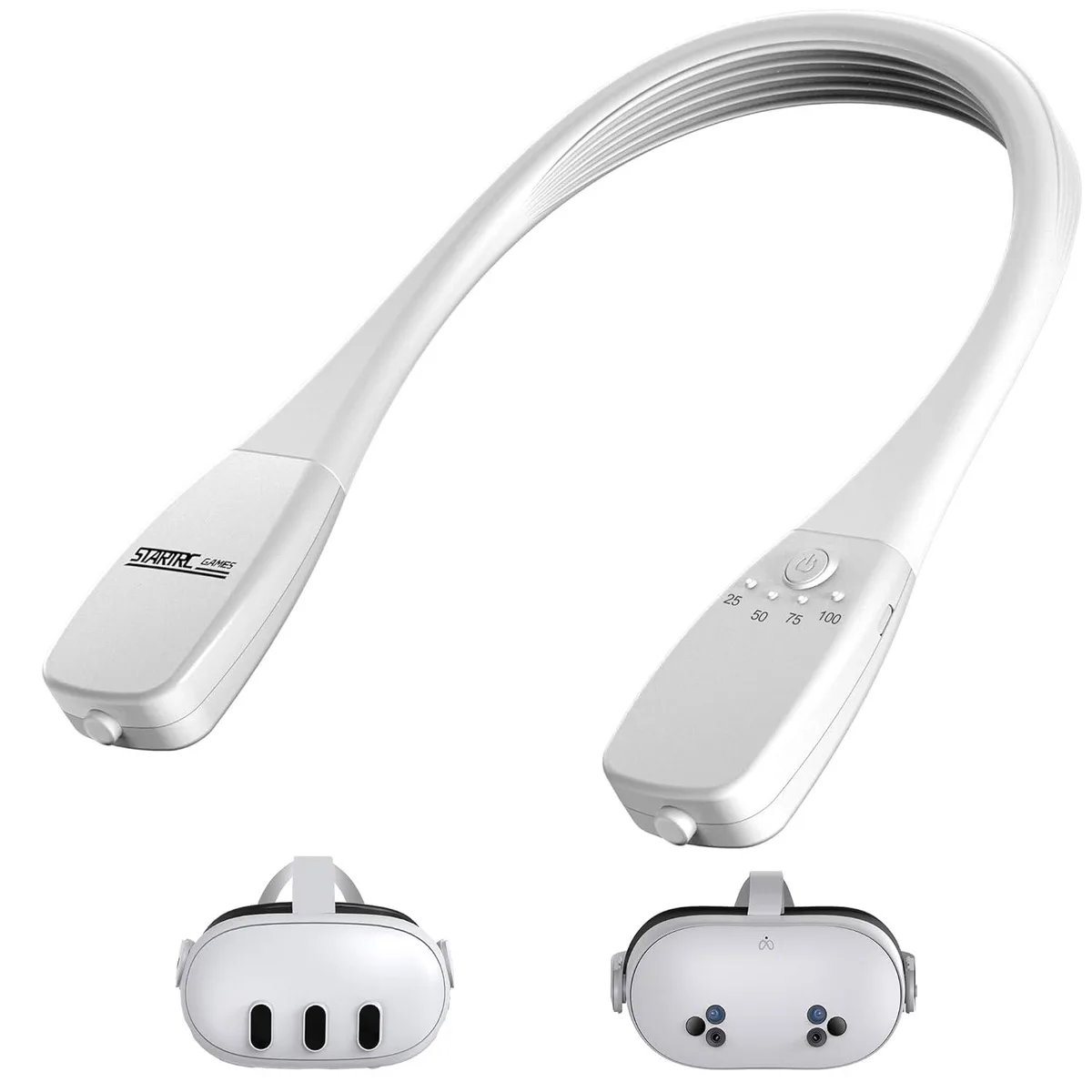 BONAEVER BONAEVER 10000mAh Hanging Neck Battery Pack White — product photo