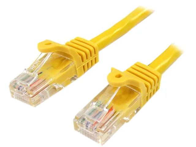 STARTECH STARTECH 45PATCH6YL network ethernet cable 6 ft Cat5e Yellow 24 AWG — product photo
