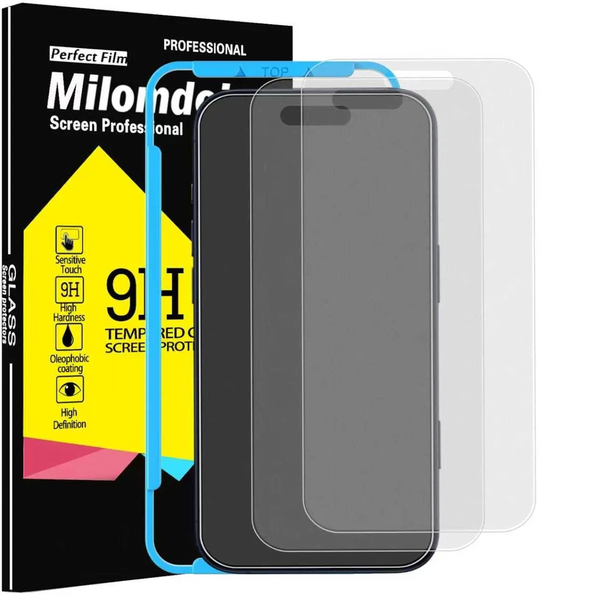  Milomdoi 3 Pack Matte Screen Protector iPhone 17 Pro 6.3 inch — product photo