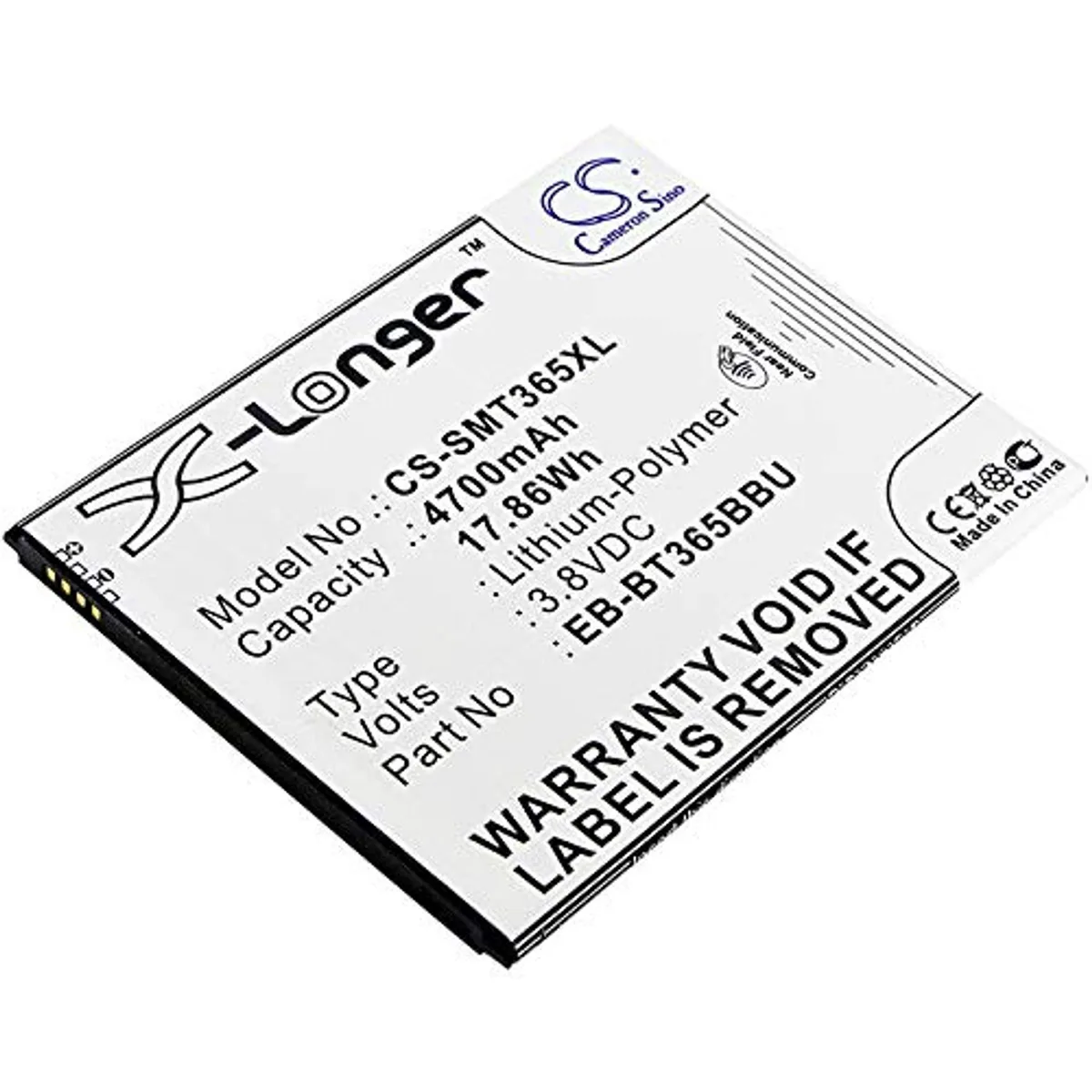  Cameron Sino 4700mAh battery for Samsung Galaxy Tab Active 2 8.0 SM-T395N — product photo