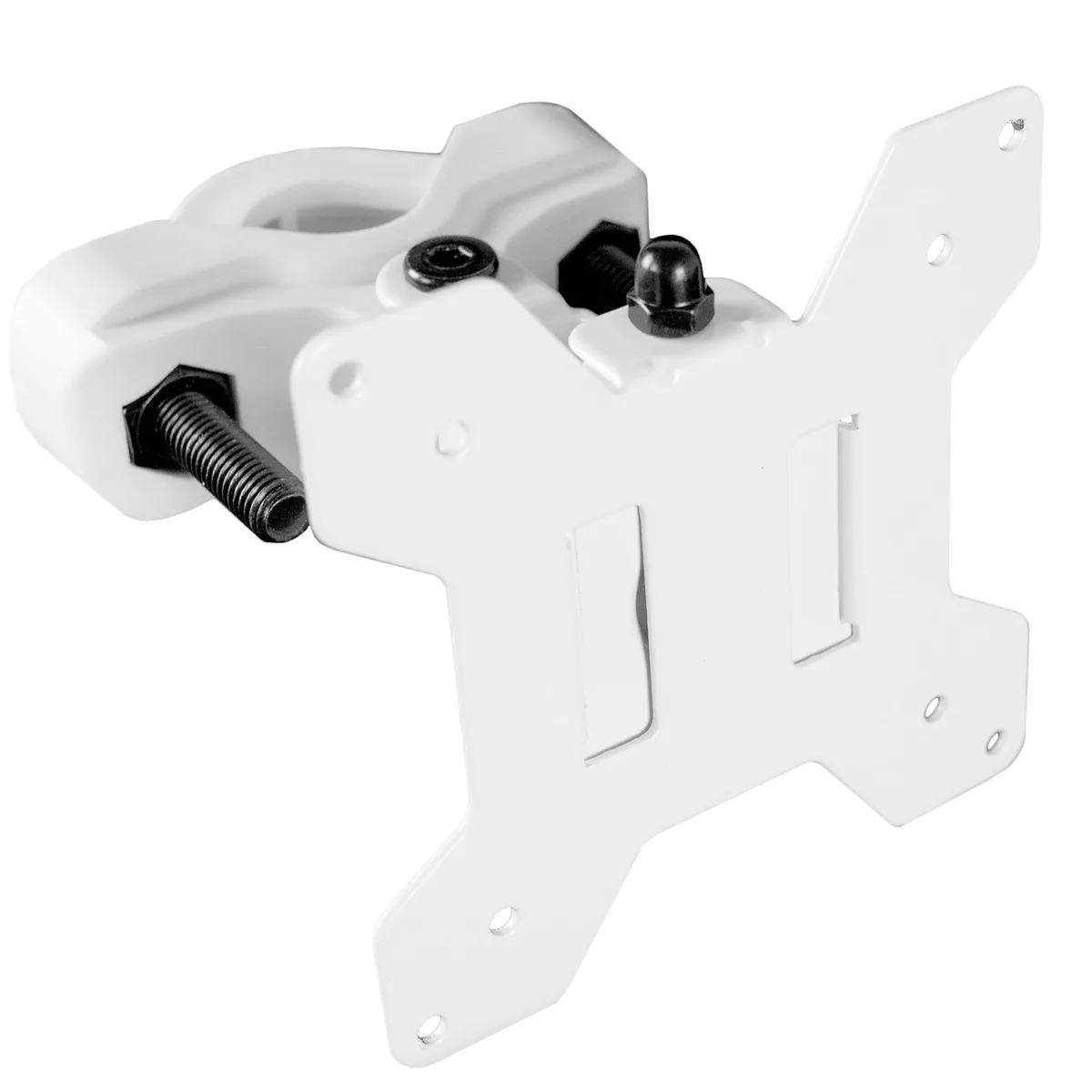 VIVO VIVO White Steel Universal Pole Mount Bracket 13-30" 22 lbs — product photo