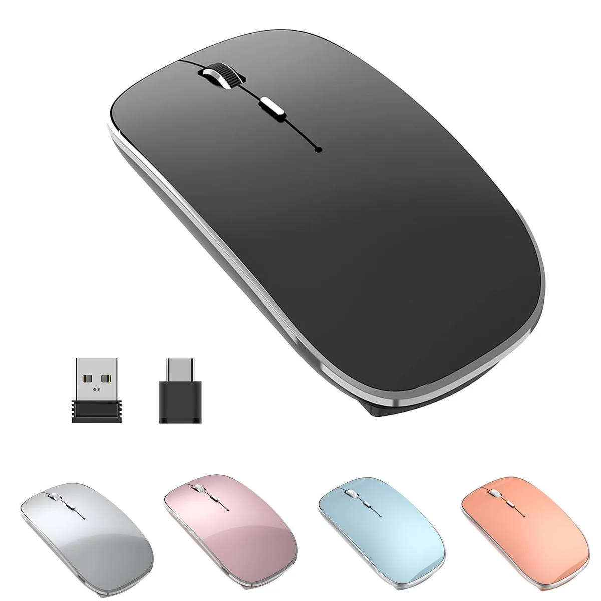  ASUS Q23S Halpilt Gaming Mouse Black 16 Buttons 96g 500h 2.4GHz Bluetooth USB-A Type-C — product photo
