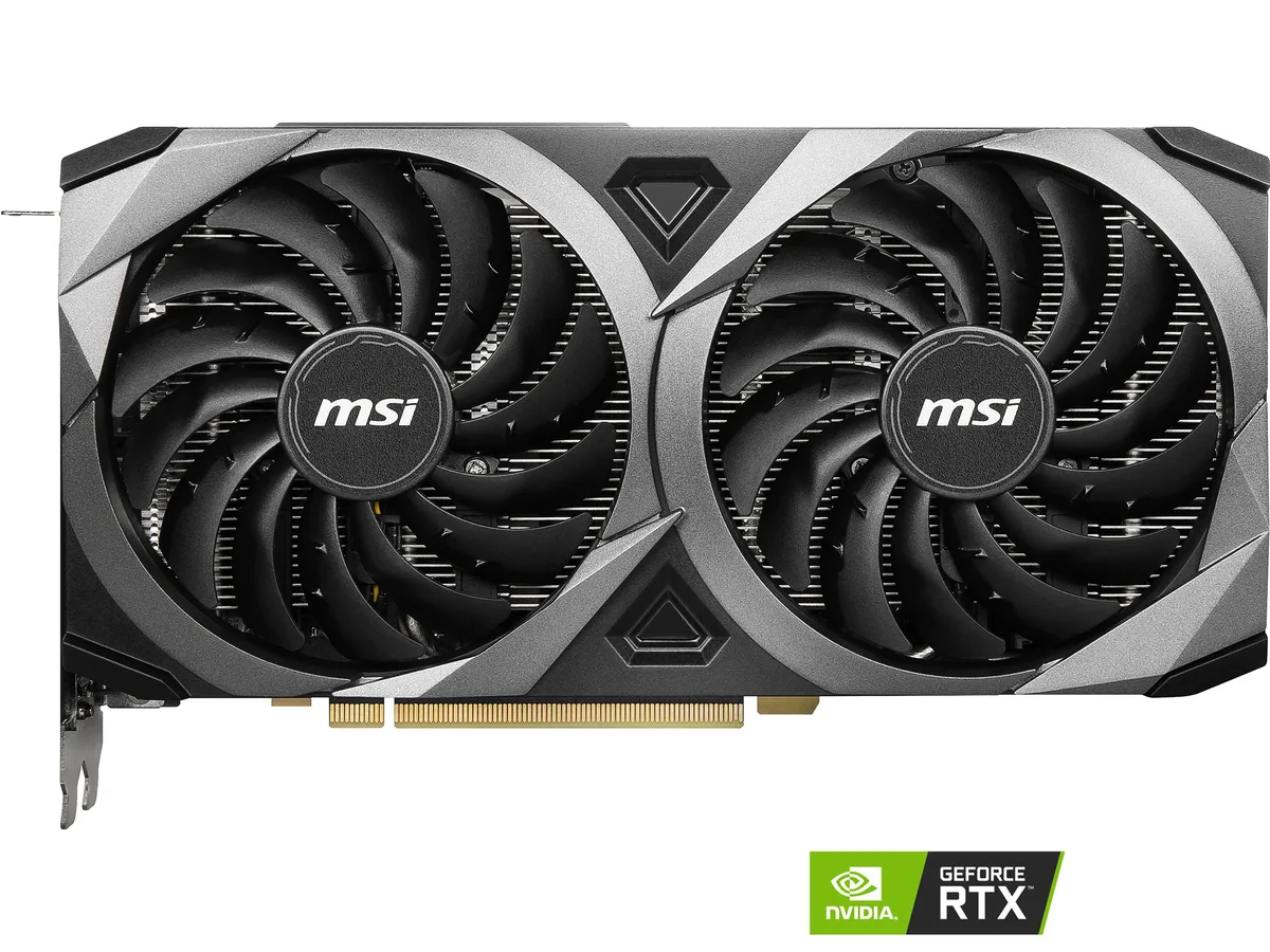 MSI MSI RTX 3060Ti VENTUS 2X graphics card — product photo