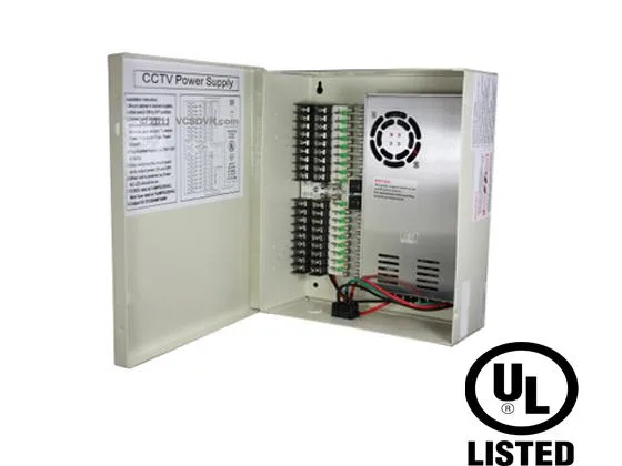 Bluecctv Bluecctv PWPS18DC29AM 12V 18ch 29A UL Listed — product photo