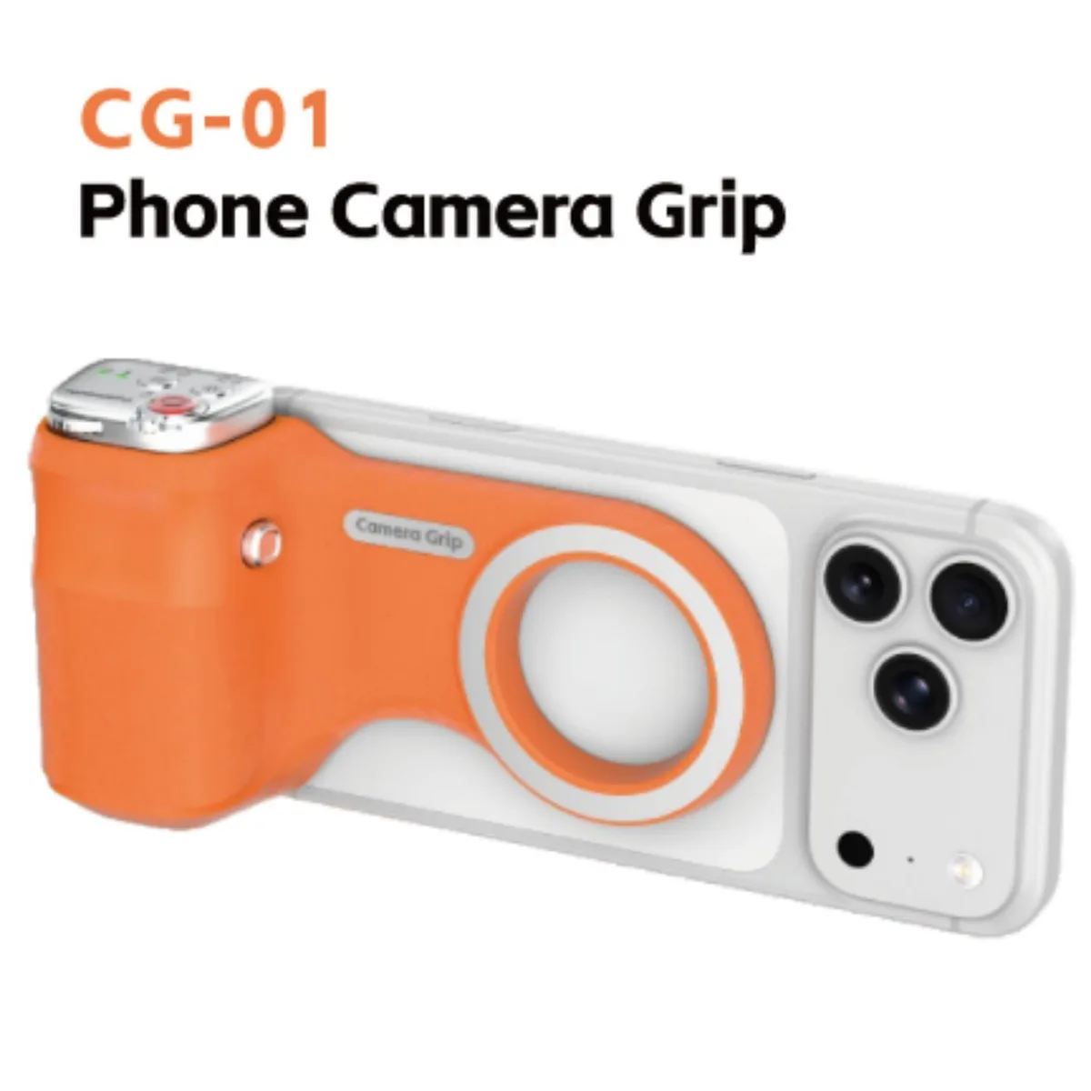 ORATAL ORATAL MOCA001 Magnetic iPhone 17 Camera Grip White — product photo